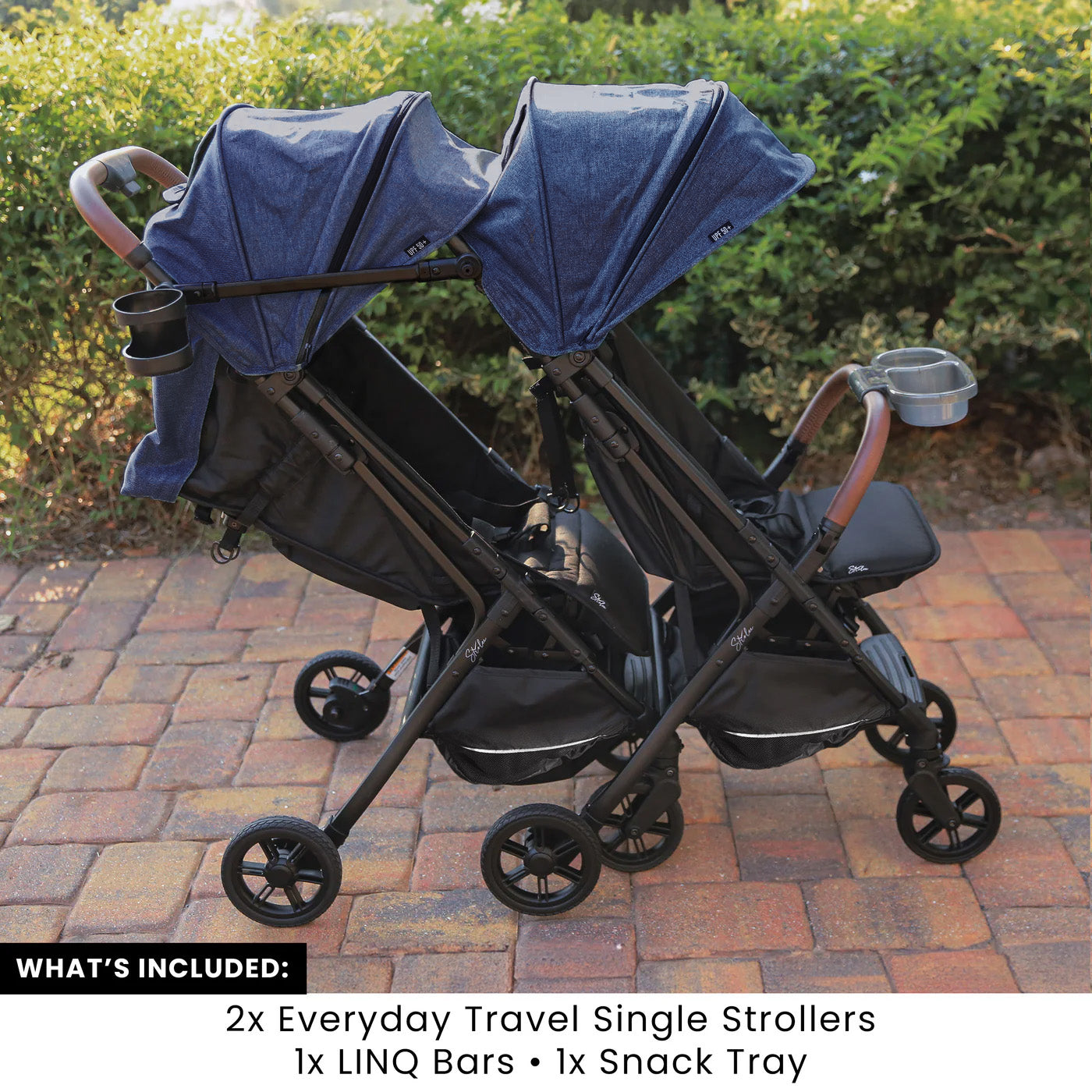 travel stroller with snack tray LINQ v2 Baby Bundle